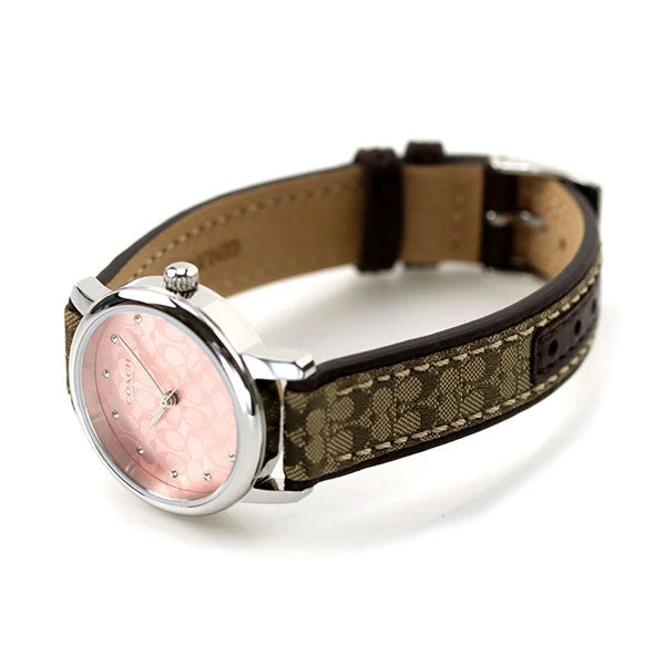 Coach Classic Signature Pink Dial Ladies Watch – 14503399