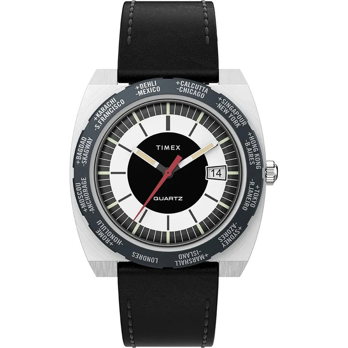 Timex World Time 1972 Reissue Black Dial Men's Watch – TW2V69500