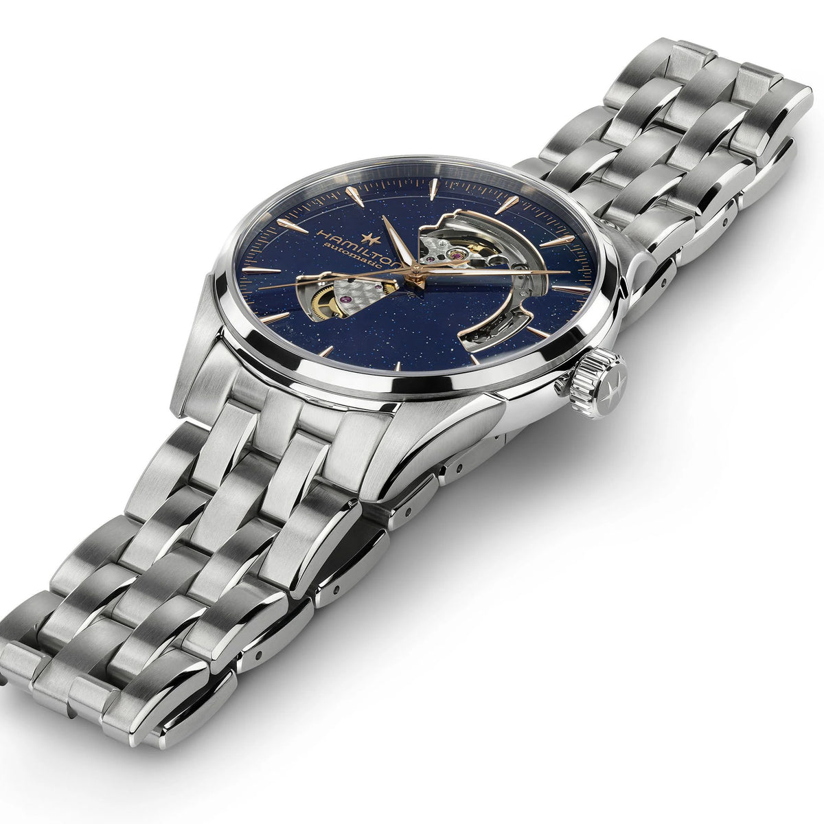 Hamilton Jazzmaster Open Heart Blue Dial Automatic Men's Watch – H32705140