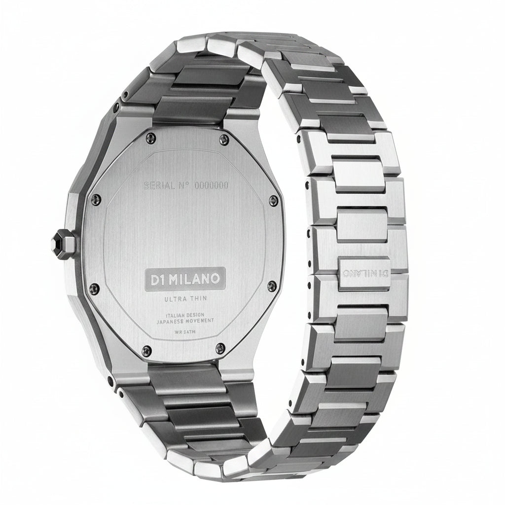 D1 Milano Ultra Thin Black Dial Men's Watch – UTBJ14