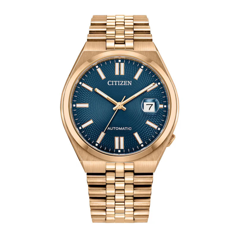Citizen Tsuyosa 60 Blue Dial Automatic Men's Watch – NK0023-57L