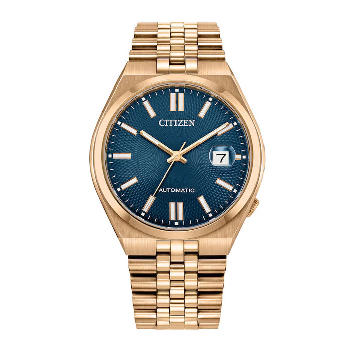 Citizen Tsuyosa 60 Blue Dial Automatic Men's Watch – NK0023-57L
