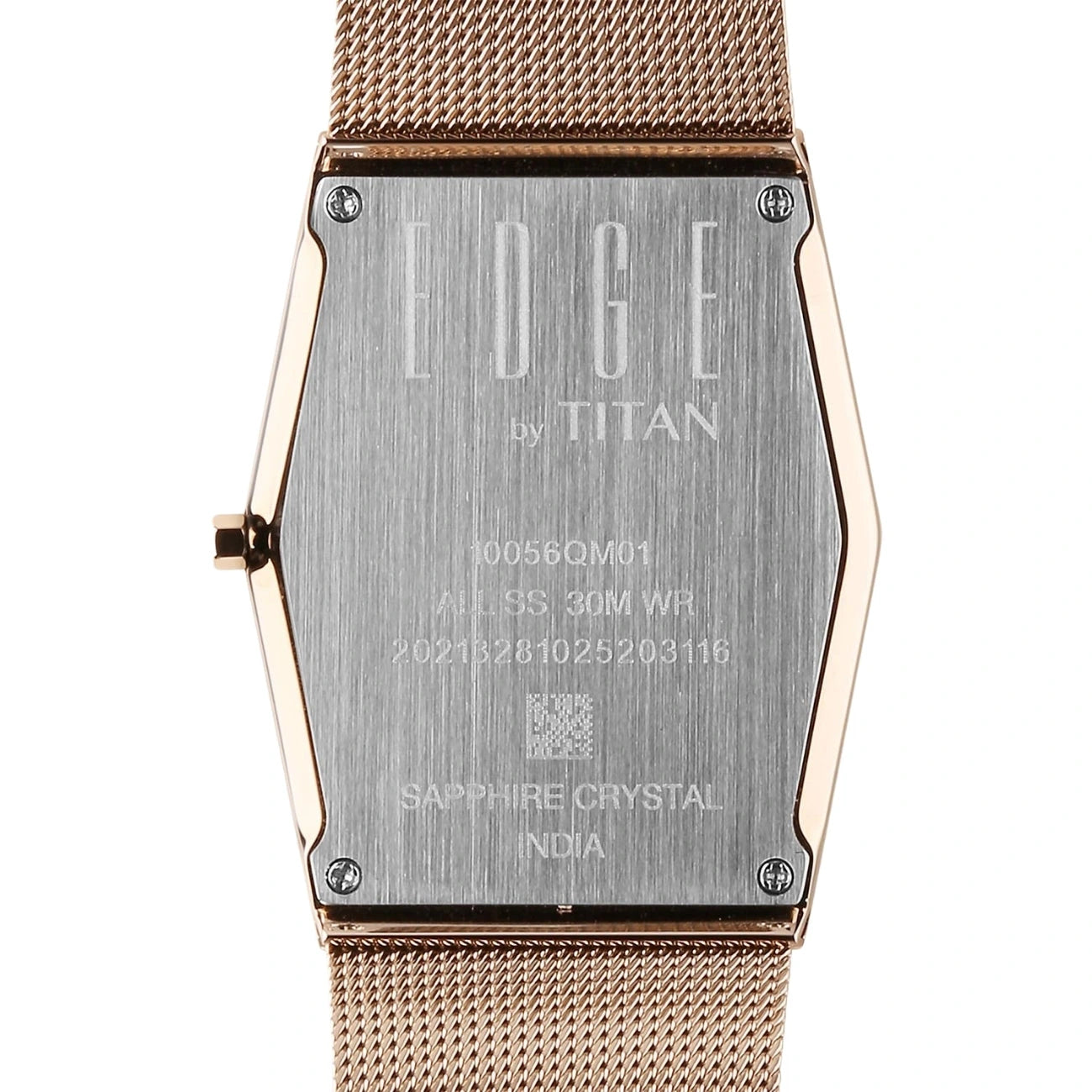 Titan Edge Whimsey Brown Dial Men's Watch – 10056QM01
