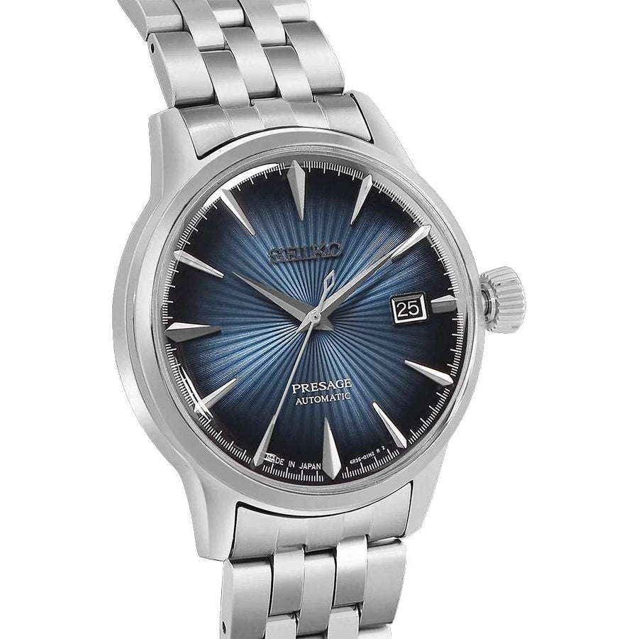 Seiko Presage Cocktail Time Blue Dial Automatic Men's Watch – SRPB41J1