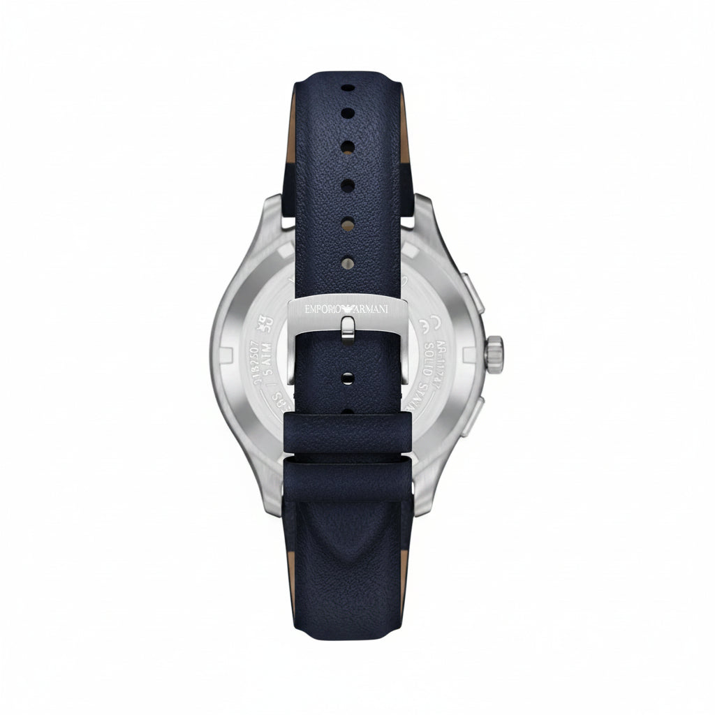 Emporio Armani Dario Blue Dial Men's Chronograph Watch – AR11747