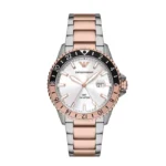 Emporio Armani Sea Explorer GMT White Dial Men's Watch | AR11591