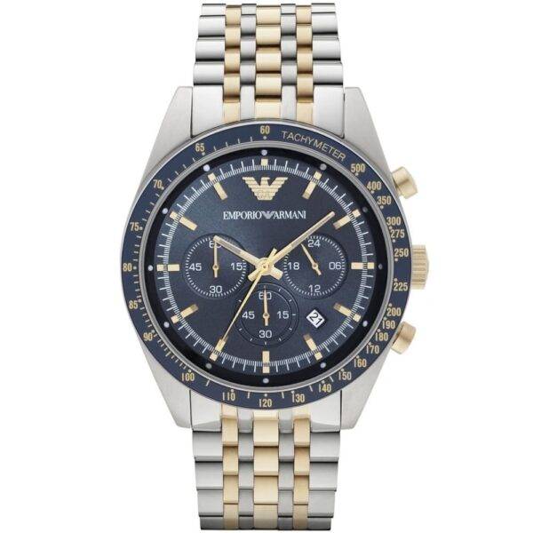 Armani Chronograph Blue Dial Men's Watch. AR6088