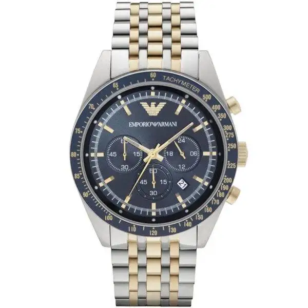 Armani Chronograph Blue Dial Men's Watch. AR6088