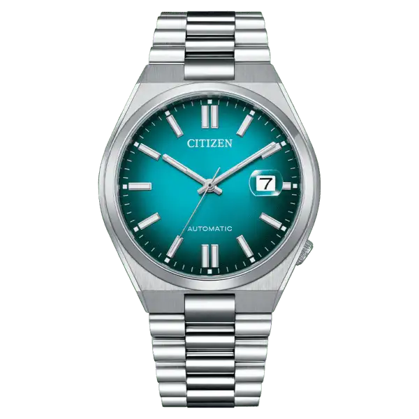 Citizen Tsuyosa Automatic Turquoise Blue Fade Dial Men's Watch | NJ0151-88X