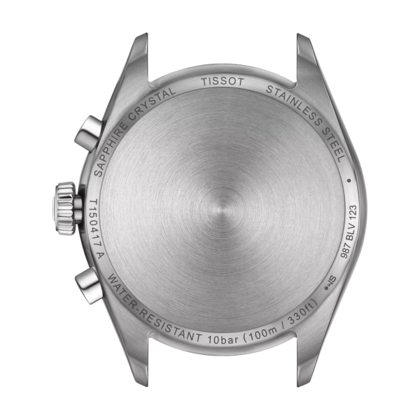 Tissot PR 100 Silver Chronograph back view