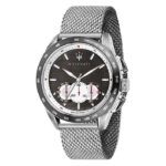 Maserati Traguardo Chronograph Men's front view silver