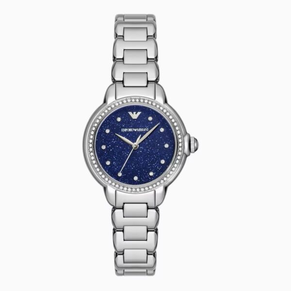Emporio Armani Three-Hand Stainless Steel Watch | AR11630