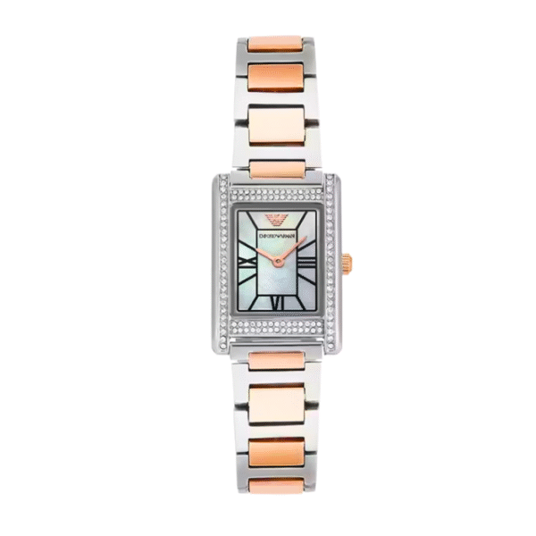 Emporio Armani Two-Hand Dual-Tone Ladies Watch | AR11626