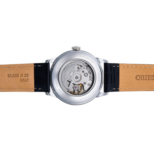 ORIENT: Mechanical Classic Watch, Leather Strap - 38.4mm (RA-AP0104S)