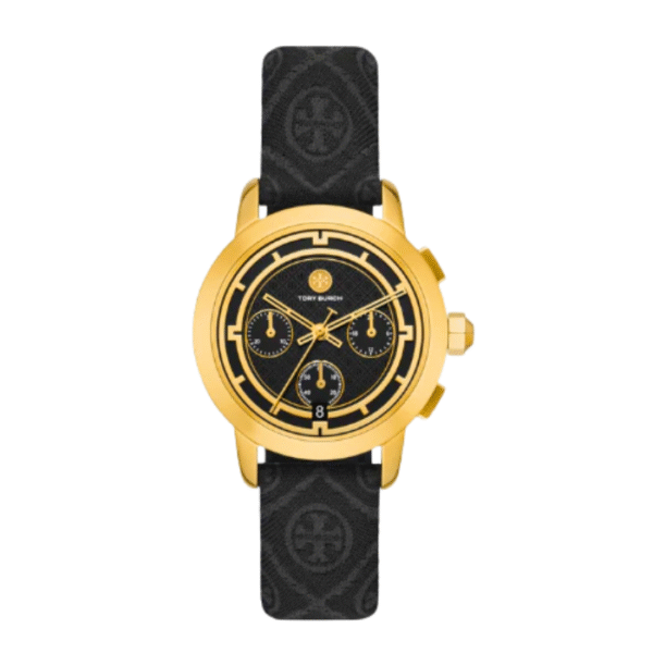 Tory Burch Black Dial Gold Tone Ladies Watch | TBW1055