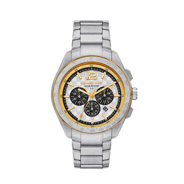 Michael Kors Oversized Accelerator 2.0 Silver-Tone Watch | MK9188